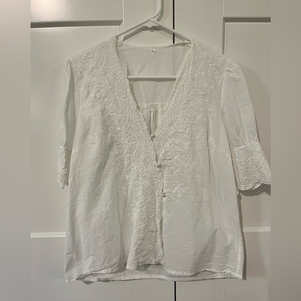 White Dainty Top